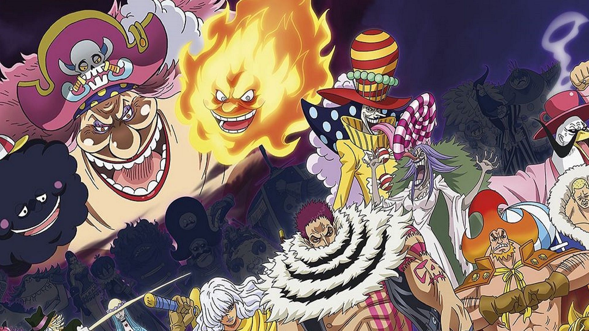 Big Mom&#039;s Family in One Piece (Image via Toei Animation, One Piece)