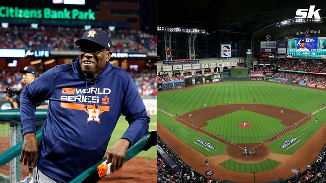 "It was a league decision" - Houston Astros manager Dusty Baker reveals team had no choice but to open stadium's $65,000,000 roof for ALDS Game 2