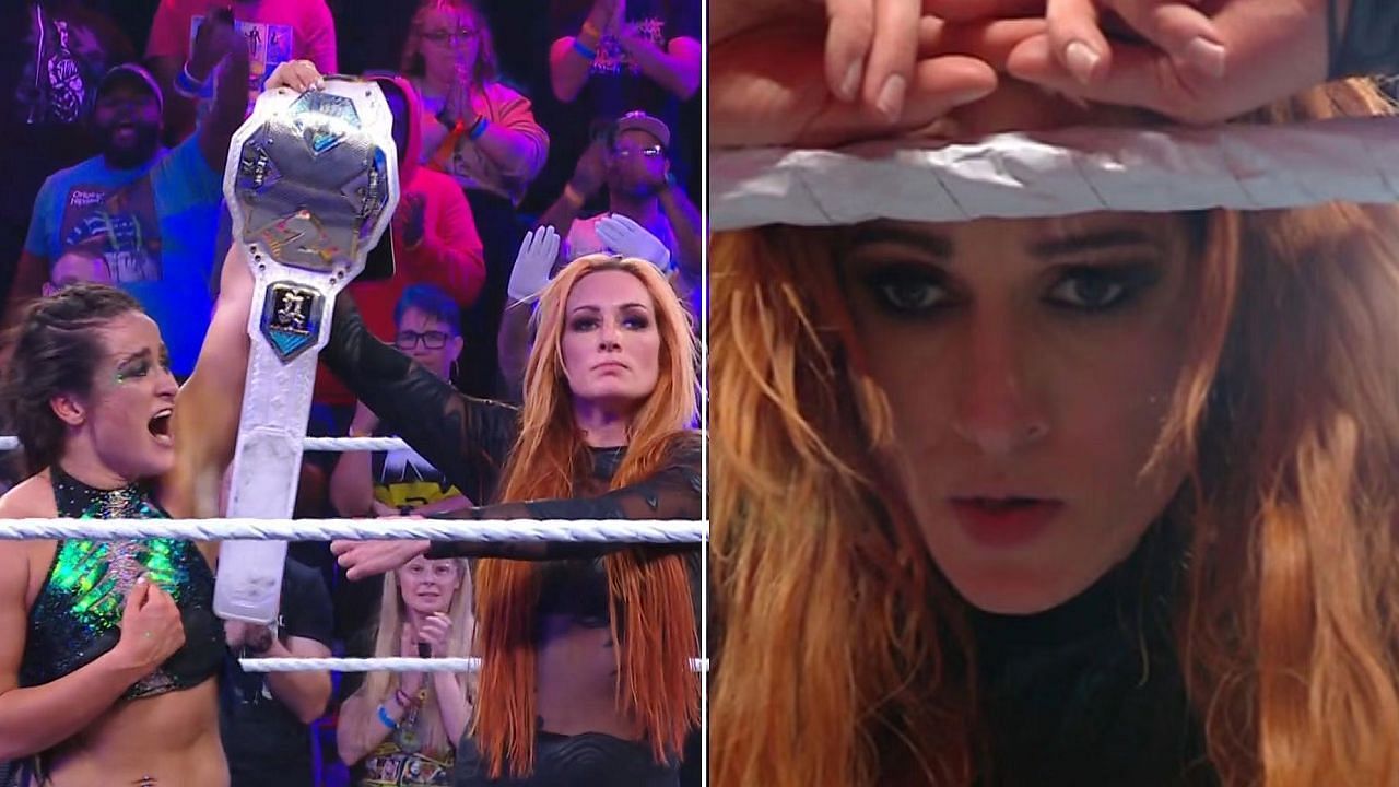 Becky Lynch has lost her title after a brief reign