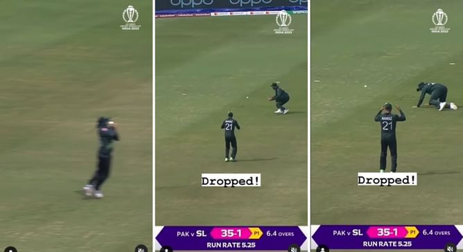 [Watch] Kusal Mendis gets early reprieve as Imam-ul-Haq drops easy catch in PAK vs SL 2023 World Cup match