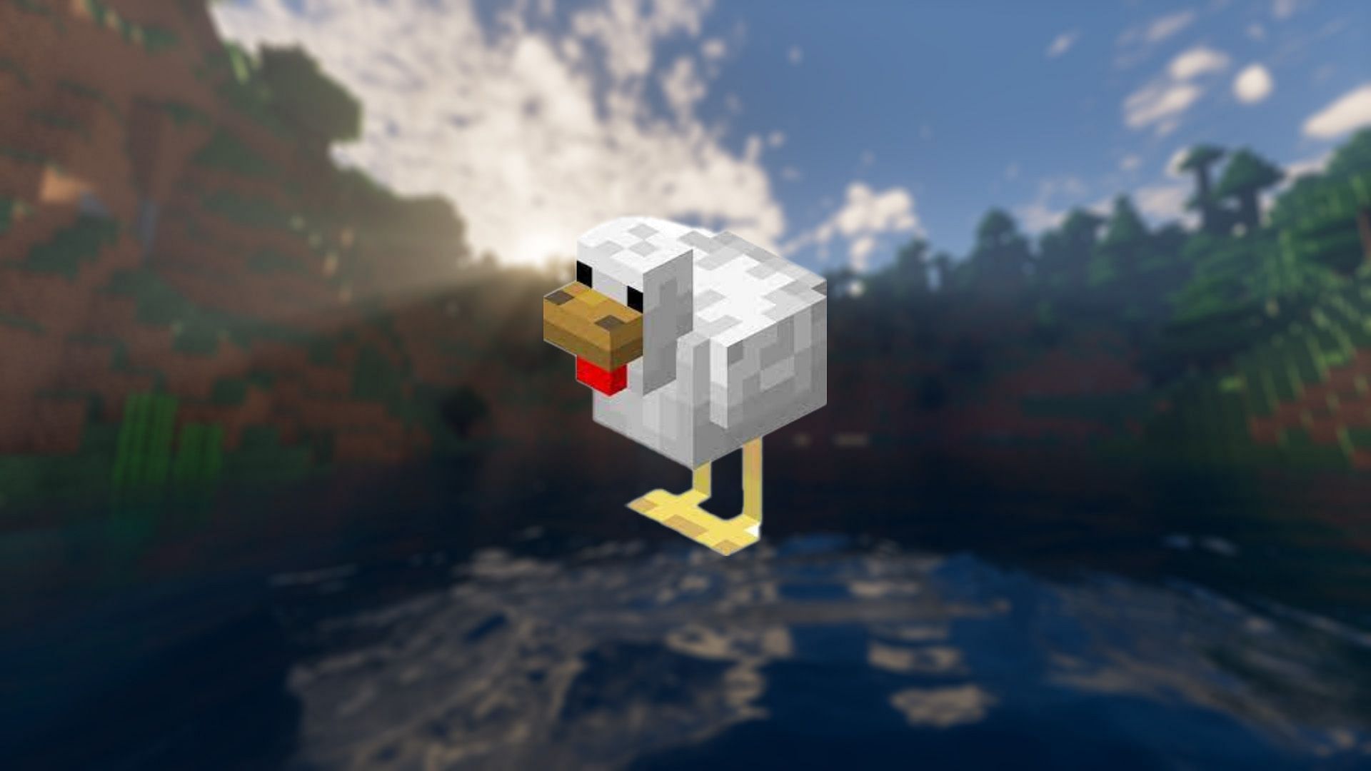 Chicken: One of the oldest mobs to be added in-game(Image via Mojang)