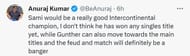 This fan loves the Gunther-Sami Zayn idea.