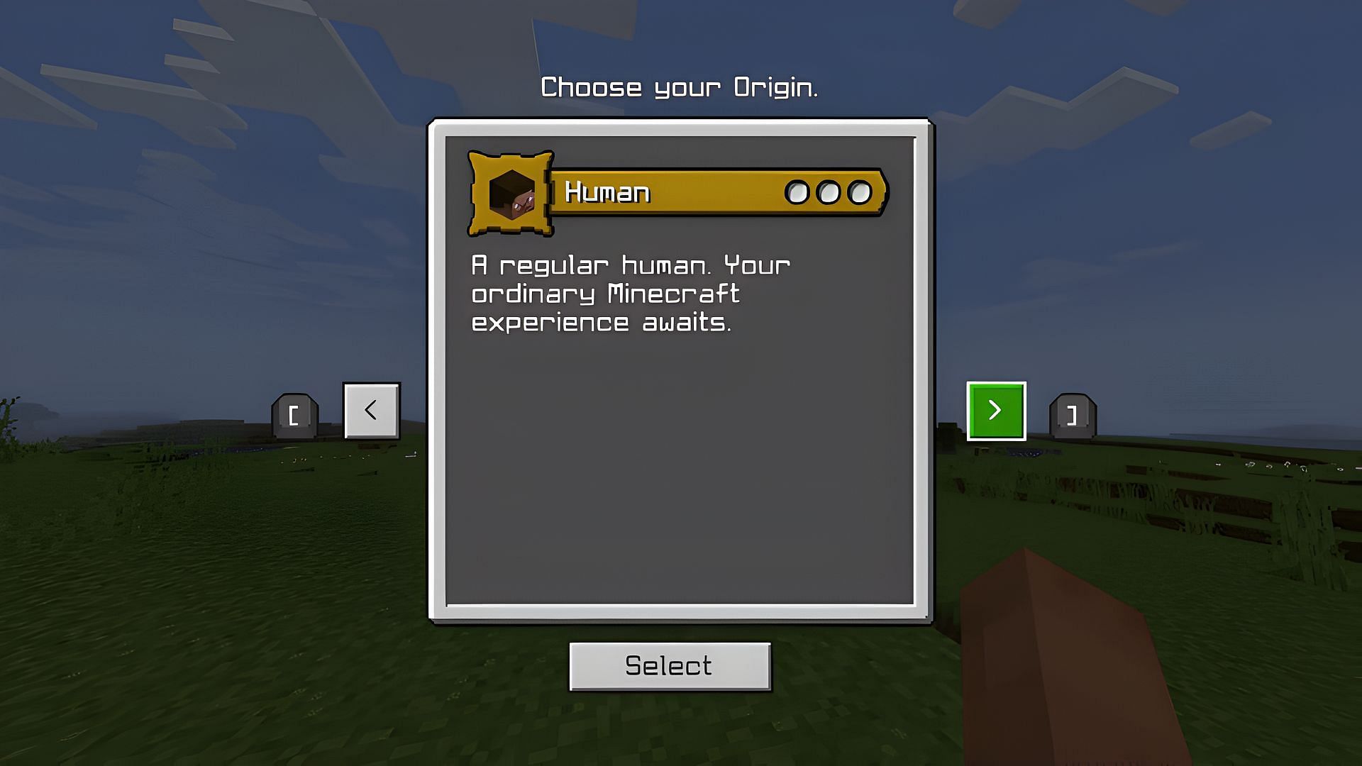 OriginsPE allows Minecraft fans to enhance their experience with added RPG elements (Image via R4isen1920/MCPEDL)
