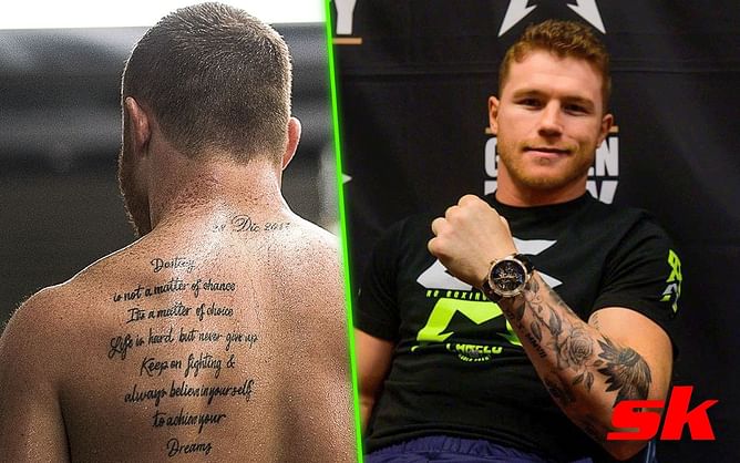 What does Canelo Alvarez's back tattoo mean? All of the Mexican's inks and their significance