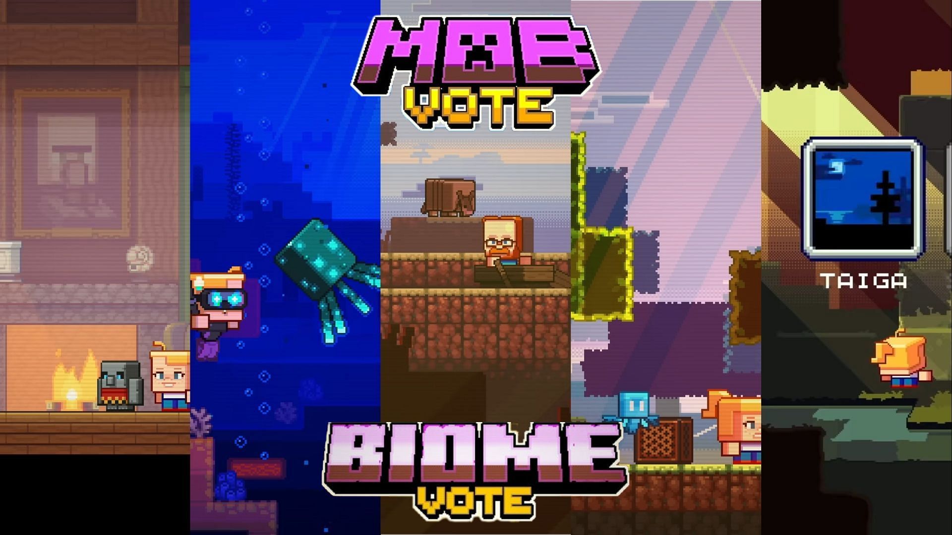 Minecraft Mob Vote and Biome Vote