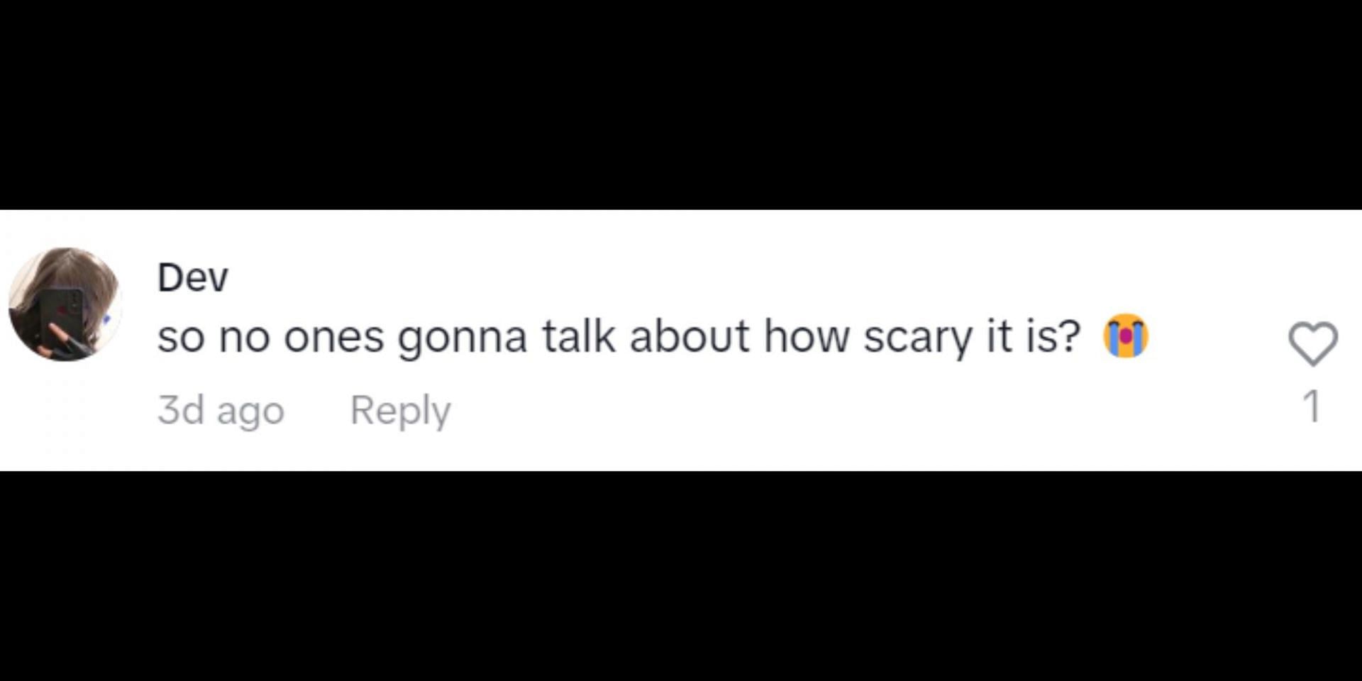 Some viewers found the videos scary (Image via TikTok/@drevfx)