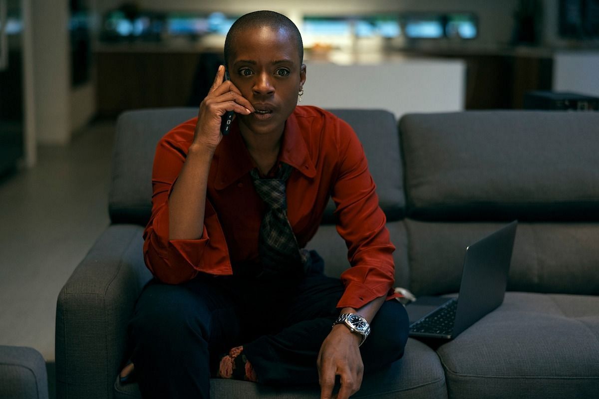 T&#039;Nia Miller as Victorine (Image via Netflix)