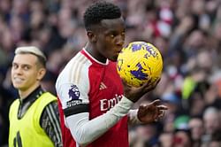 Arsenal 5-0 Sheffield United: Player Ratings as Eddie Nketiah grabs his first-ever PL hat-trick for the Gunners | Premier League 2023-24