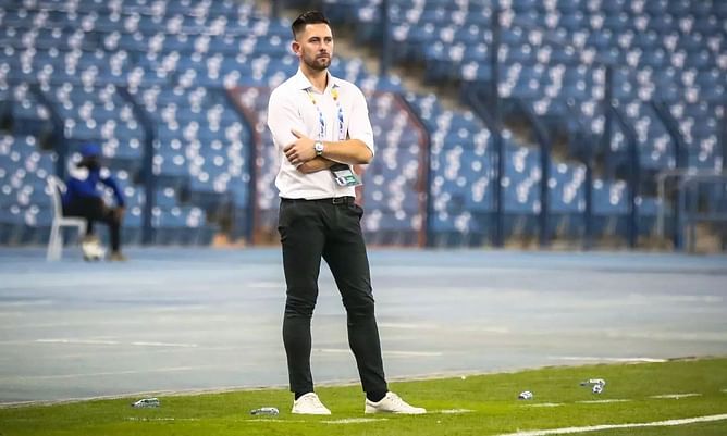 "My understanding is that it should have been a yellow" - Mumbai City FC manager Des Buckingham on Phurba Lachenpa's red card against Hyderabad FC