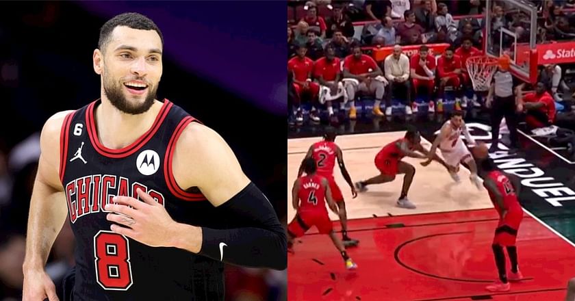 Watch: Zach LaVine blows by OG Anunoby for a one-handed hammer