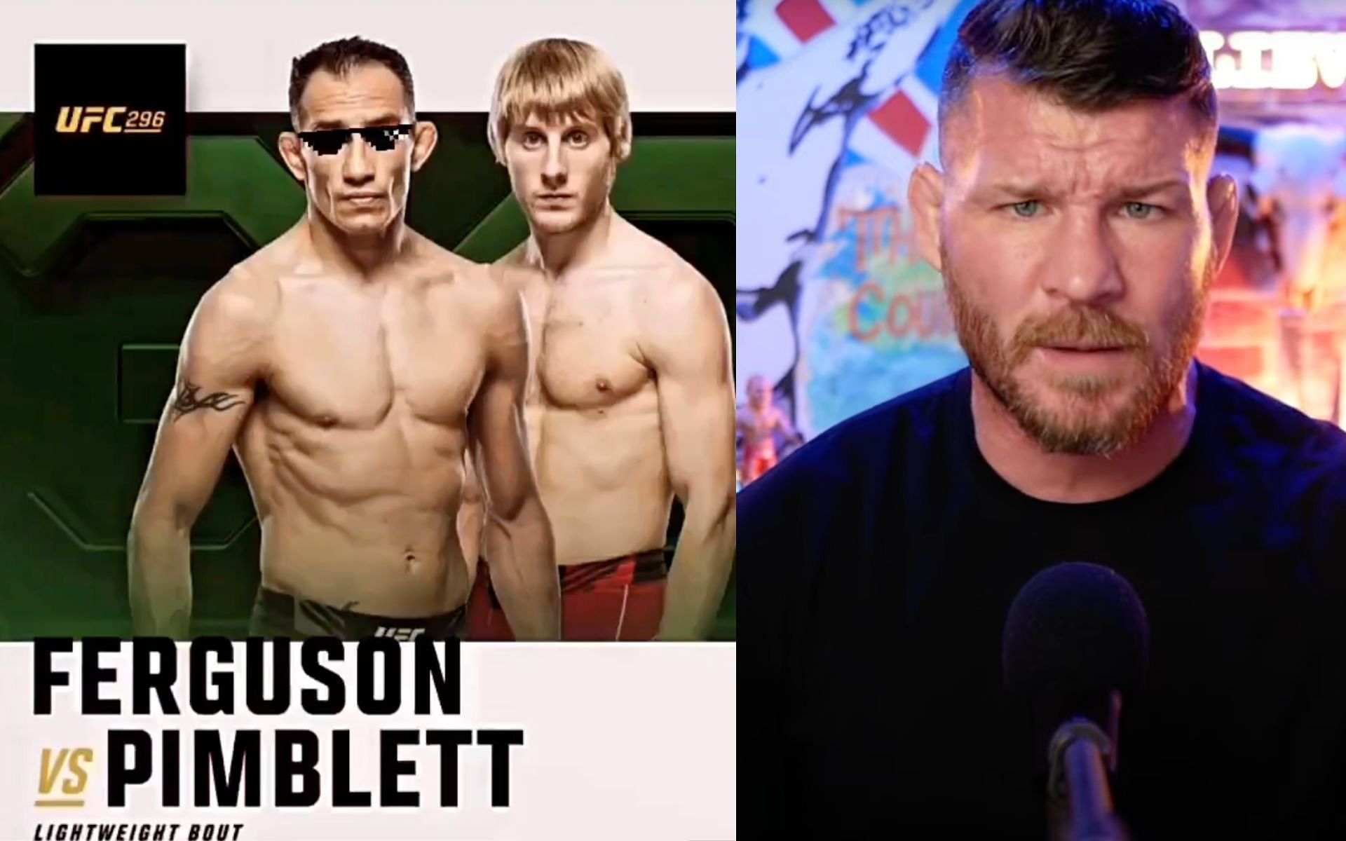 Michael Bisping comments on Tony Ferguson vs. Paddy Pimblett set for UFC 296 (Image Courtesy - Michael Bisping on YouTube, @TonyFergusonXT on Twitter)