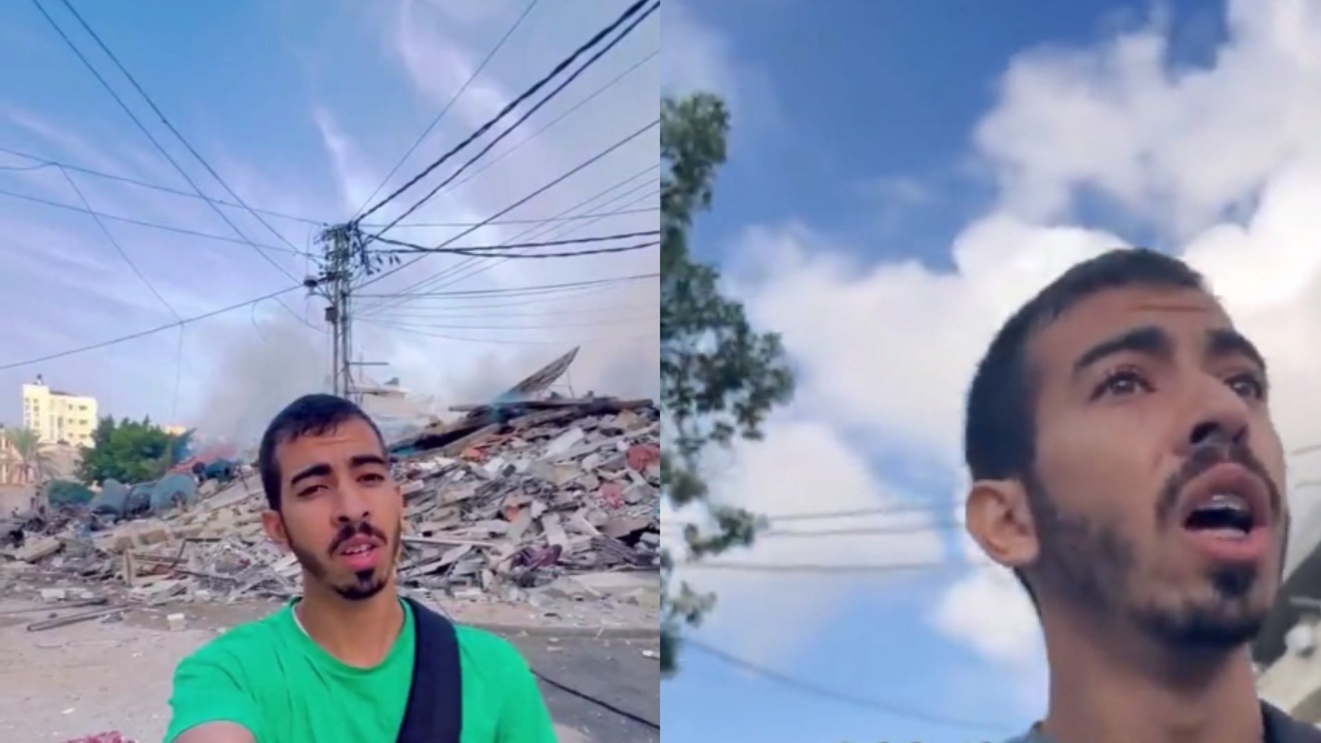 Ibrahim is nicknamed as the Hamas Crisis Actor, who is active on TikTok. (Image via X/DaveAtherton20)
