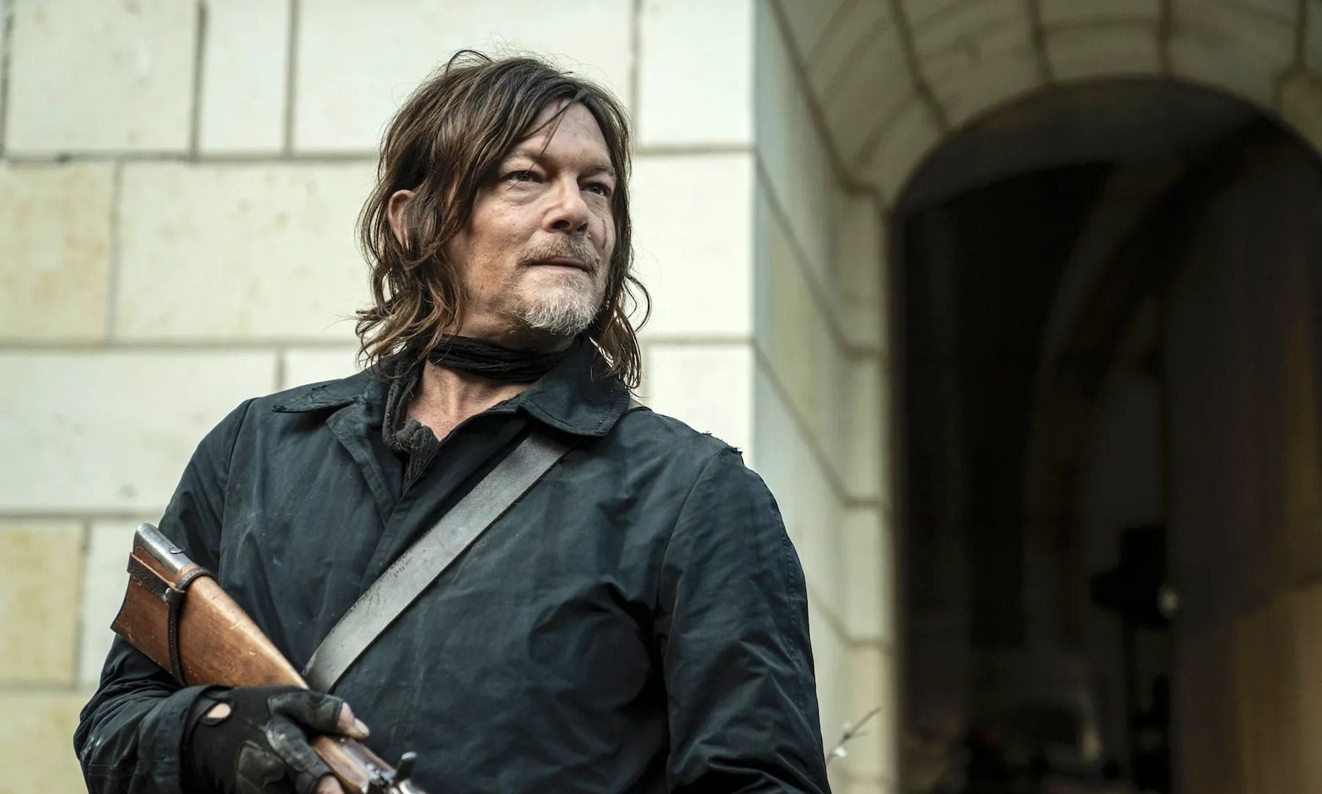 Norman Reedus as Daryl Dixon in The Walking Dead: Daryl Dixon (Image via Emmanuel Guimier for AMC)