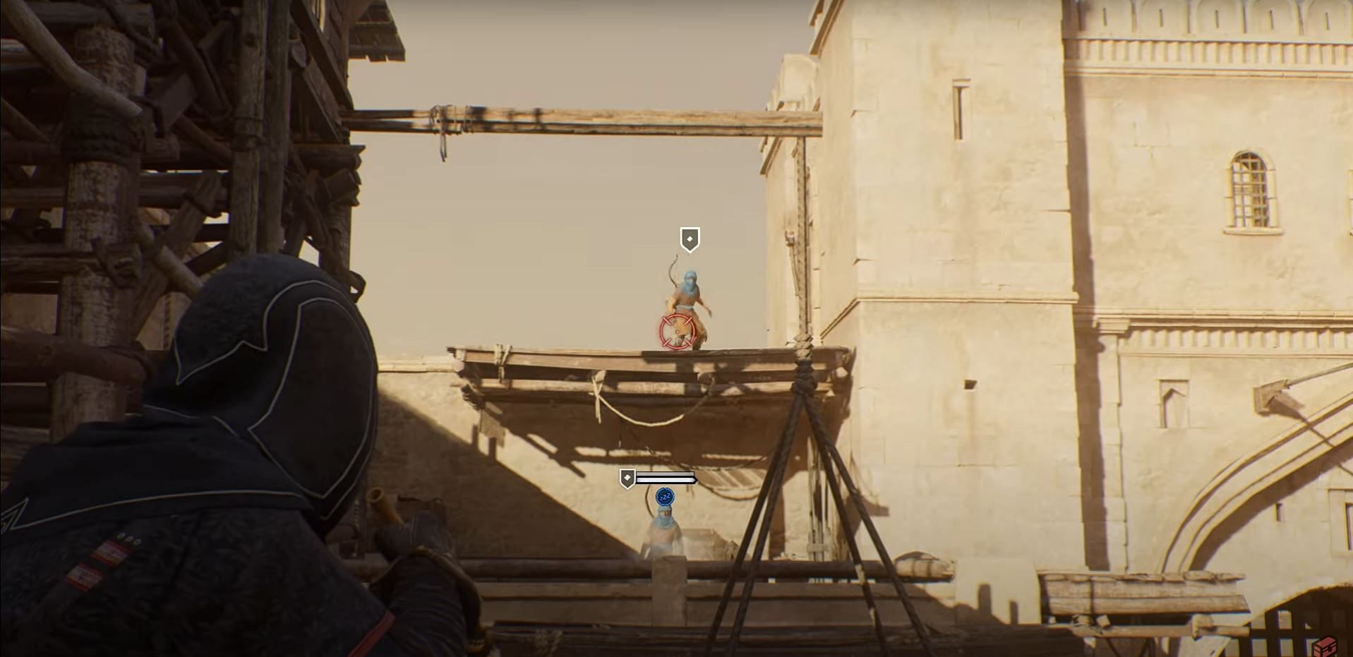 Archers are posted throughout the rooftops of Baghdad (Image via Ubisoft)