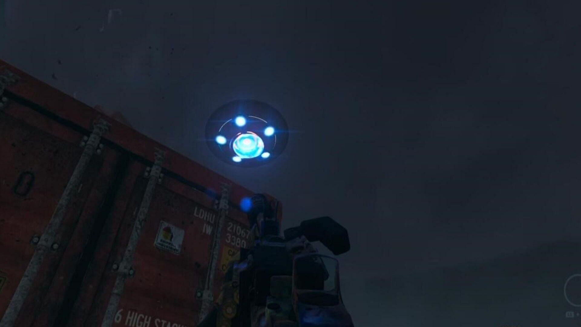 The UFO in Warzone 2&#039;s The Haunting event (Image via Activision)