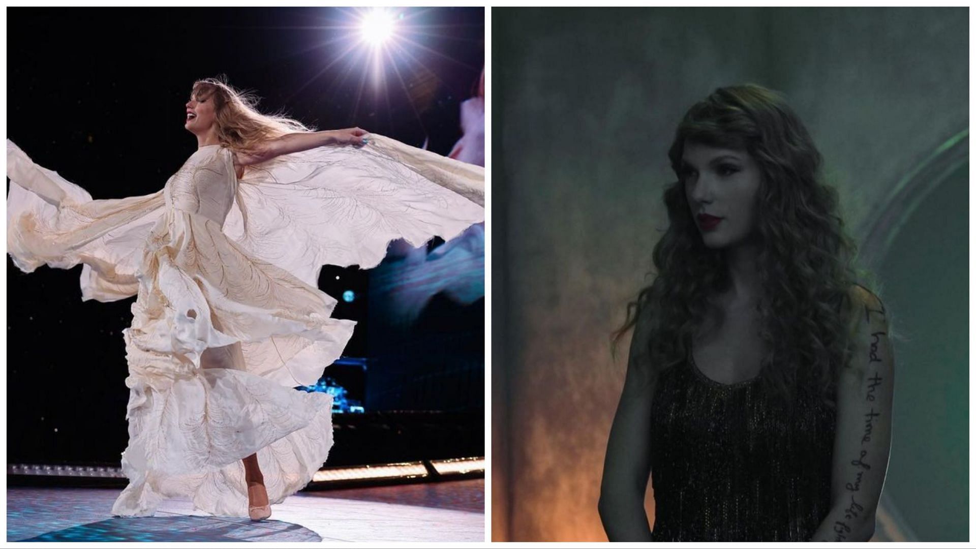 Taylor Swift on her Eras Tour (Images via official Instagram @taylorswift)