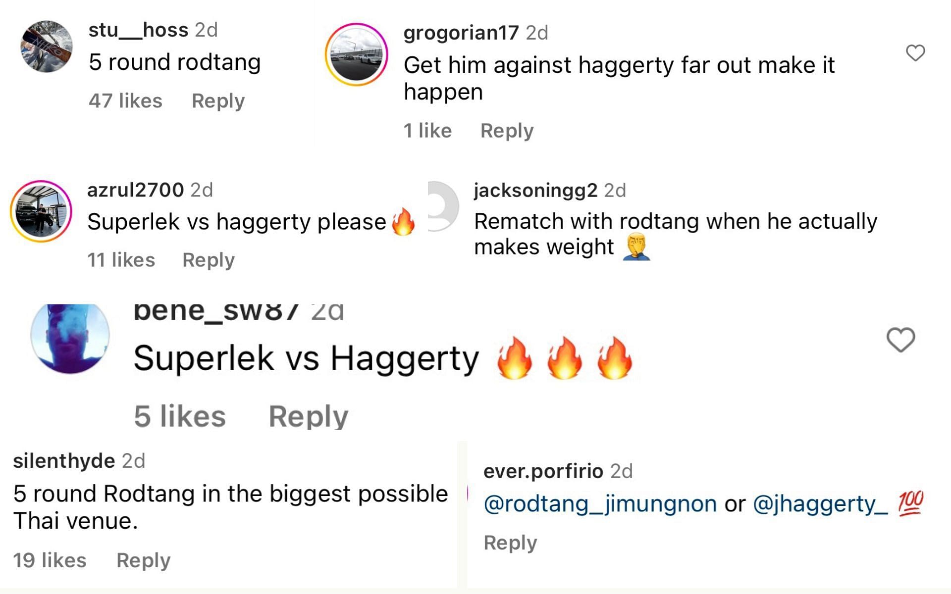 Instagram comments