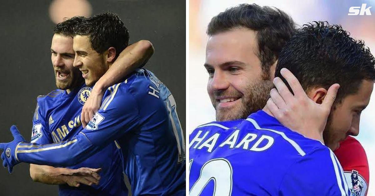 Juan Mata has sent his former Chelsea teammate Eden Hazard a heartfelt message.