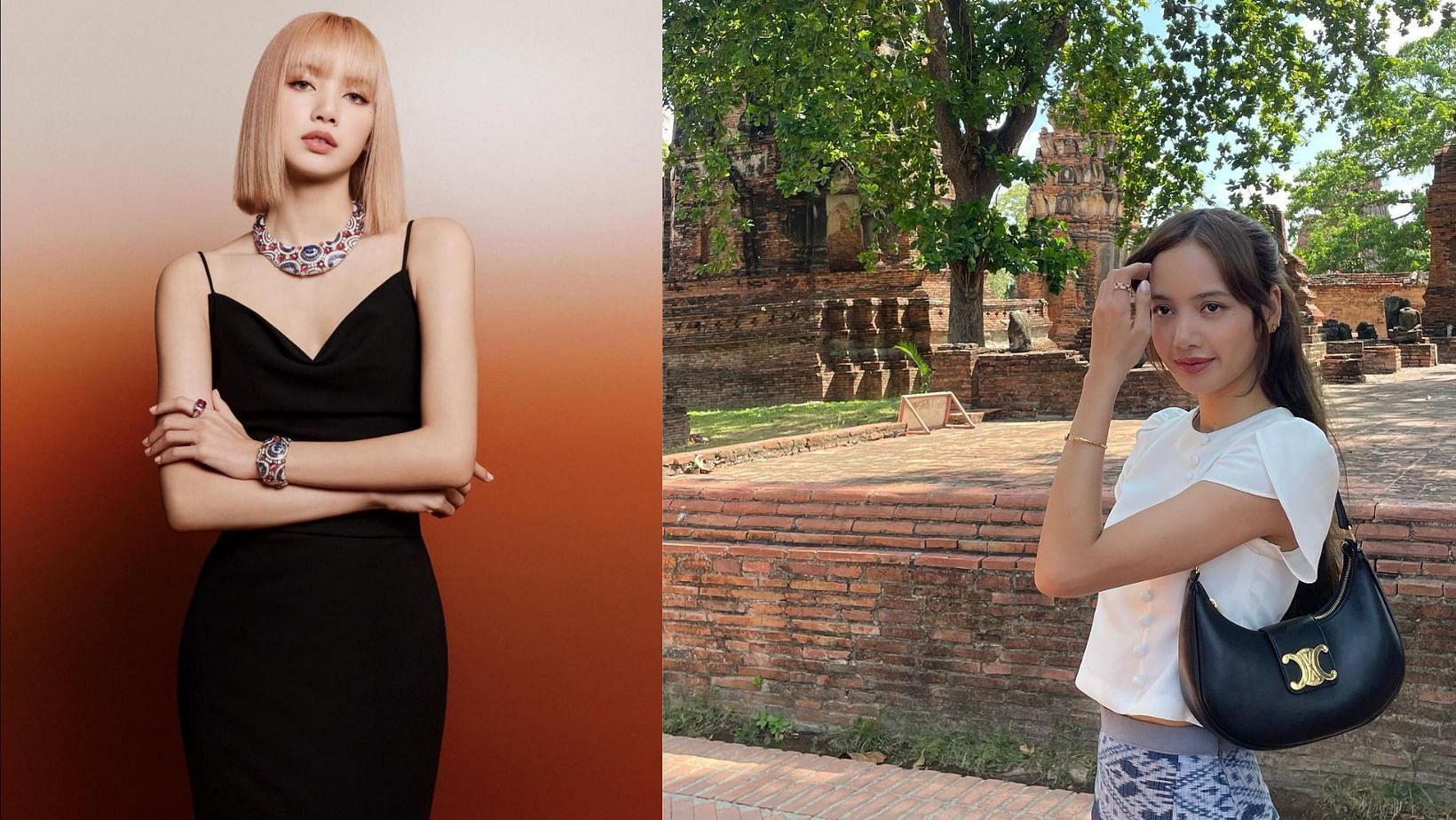 Thailand&rsquo;s Ministry of Culture honors BLACKPINK Lisa with the &quot;Leader Cultural Ambassador Award&quot;. (Images via Twitter/@KGAJA2023 and @VOGUEIndia)