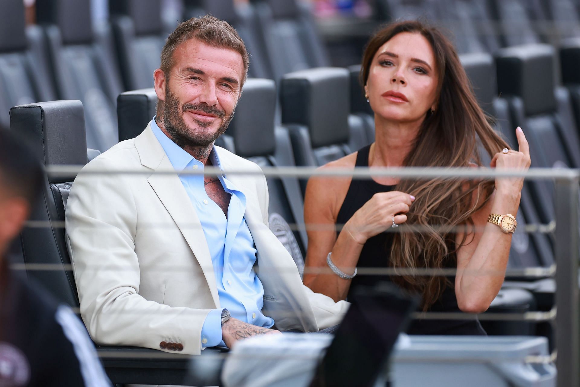 David Beckham and Victoria Beckham (via Getty Images)