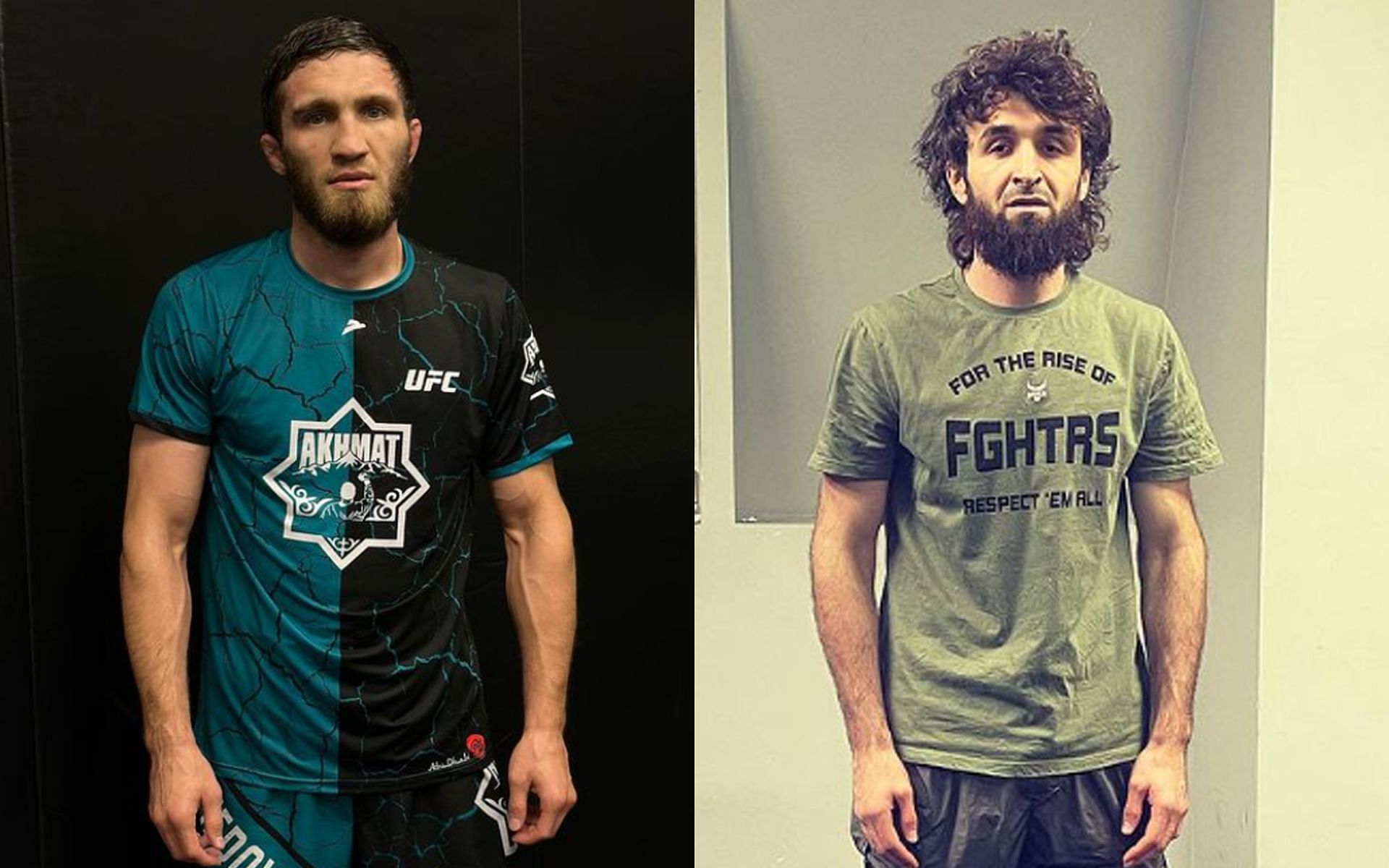 Said Nurmagomedov (left) and Zabit Magomedsharipov (right) (Images via @nurmagomedov_said and @zabit_magomedsharipov Instagram)