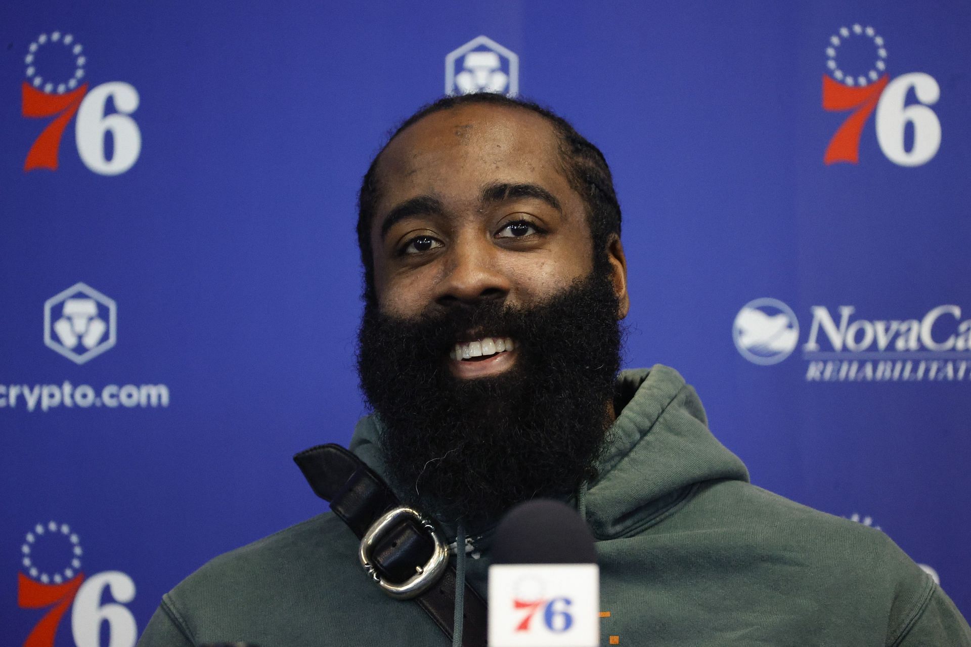 James Harden with the Philadelphia 76ers in 2022