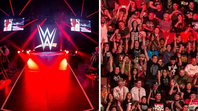 Former champion wrestles first match on WWE show in 9 months; 'returns' home