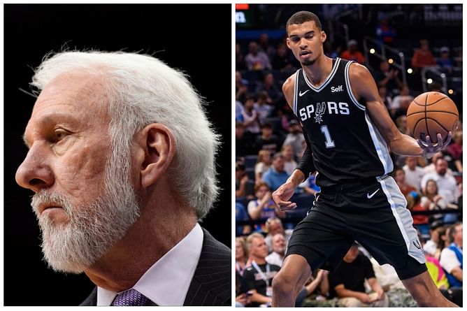 "He doesn't let it affect him" - Gregg Popovich confident about Victor Wembanyama's level-headedness