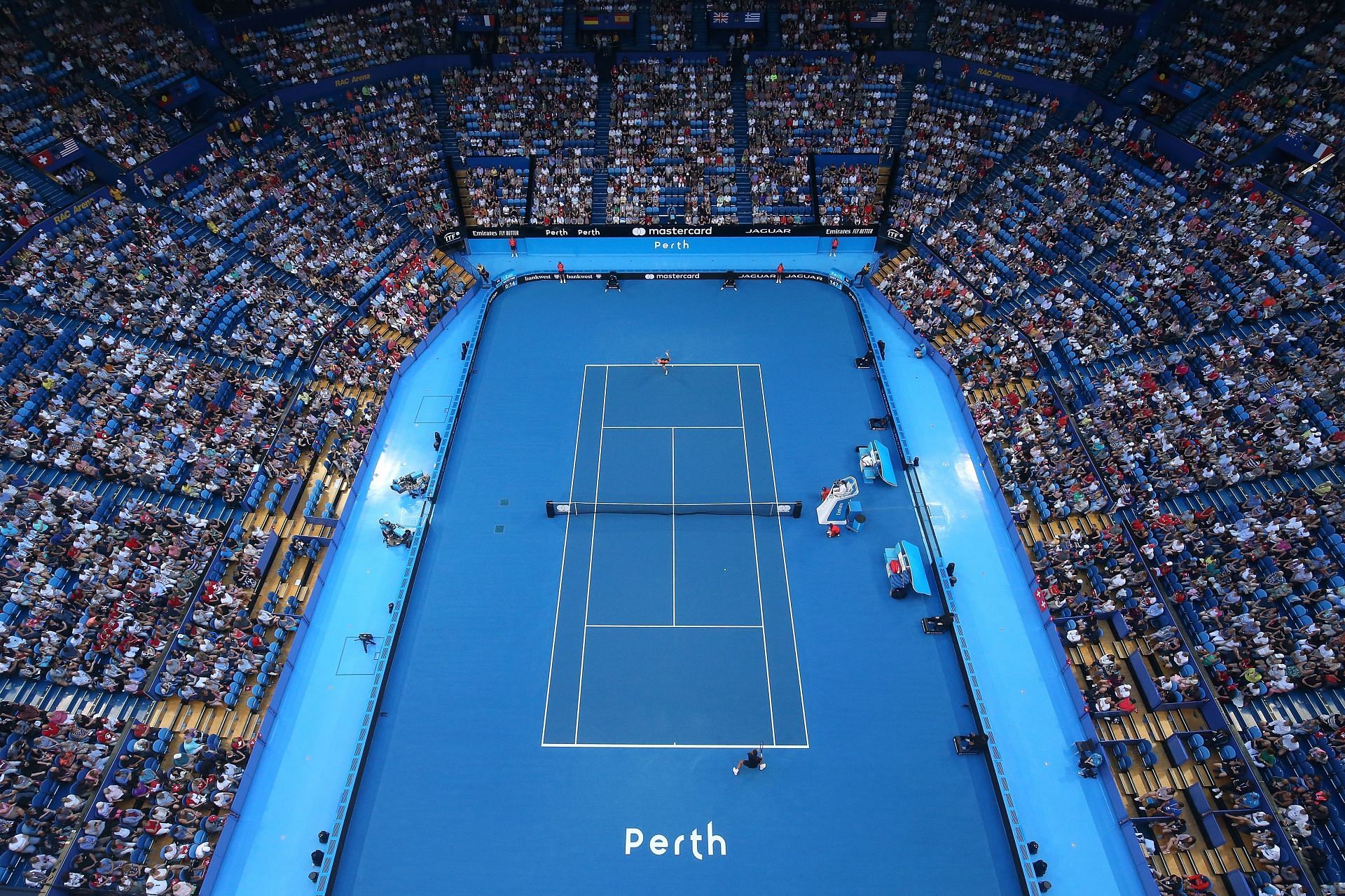 A general view of Perth&#039;s RAC Arena.