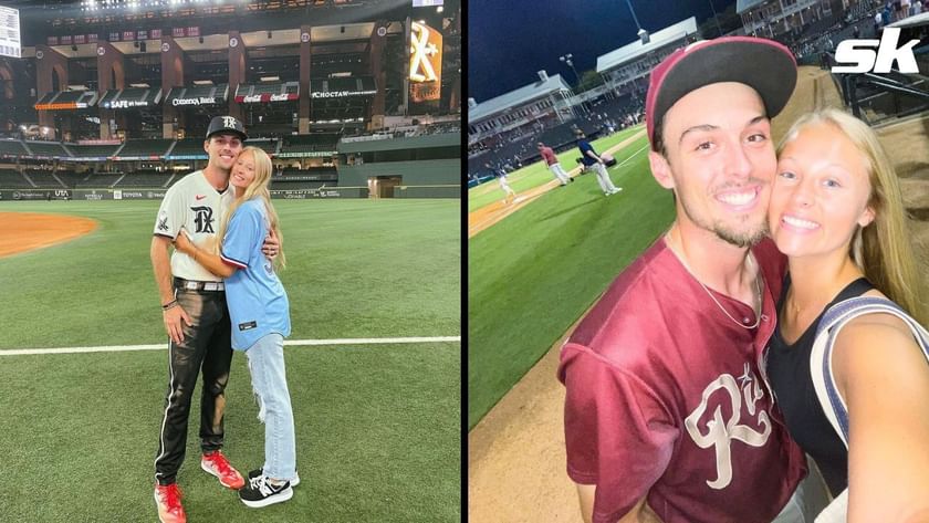 Evan Carter's wife Kaylen beaming with pride after Rangers' turnaround