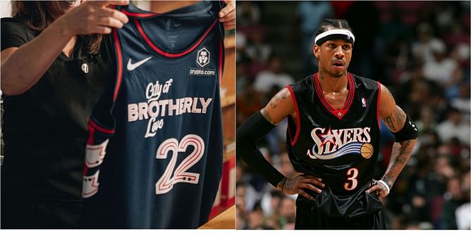 Sixers considering Allen Iverson kit comeback after facing heat over 2023-24 city edition jersey: reports