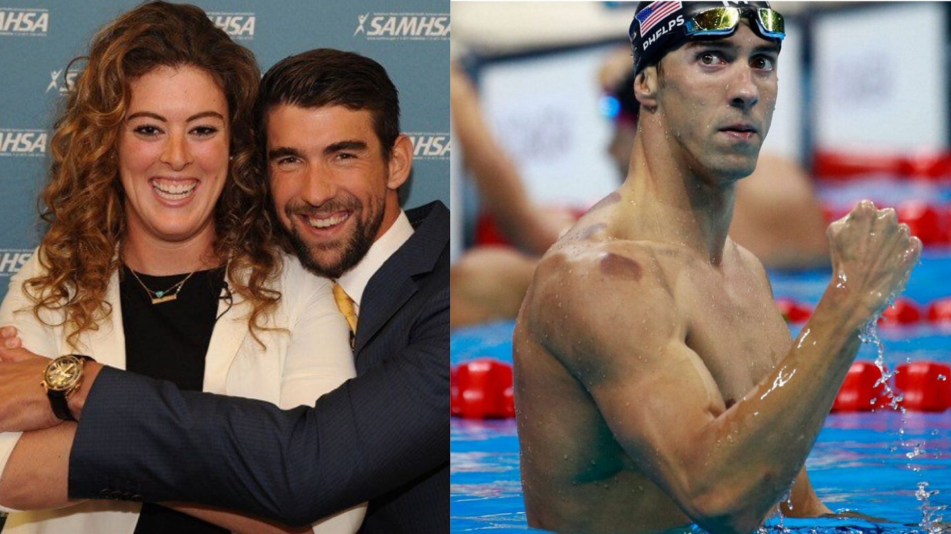 Michael Phelps and Allison Schmitt (Image via Sportskeeda)