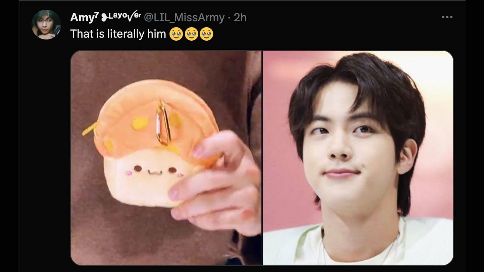 Fans react as Jin gave the BTS idol his two months&#039; salary as his birthday gift. (Image via X/@LIL_MissArmy)