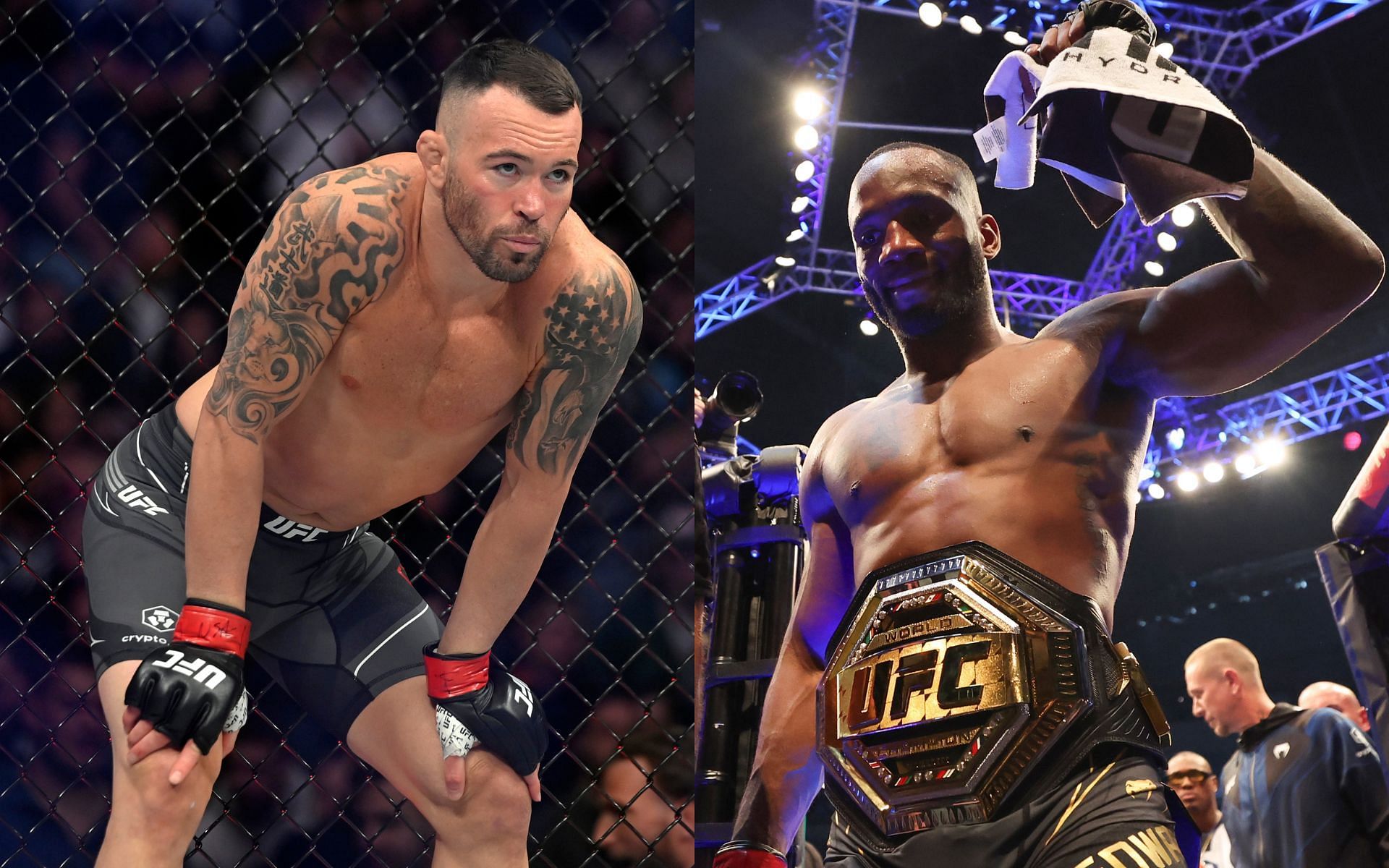 Colby Covington and Leon Edwards. [via Getty Images]