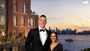 In Photos: Aaron Judge's estimated $20,000,000 exuberant penthouse on Hudson River banks with NYC Skyline on view