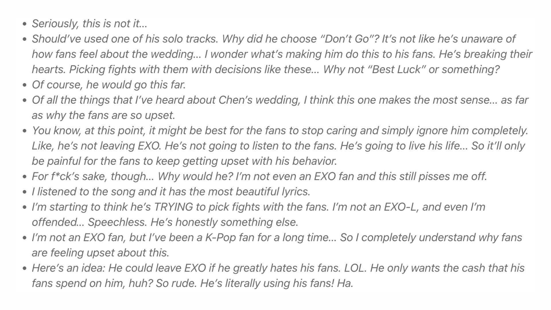 Fans angered at Don&#039;t Go playing at the ceremony (Image via Koreaboo, theqoo)