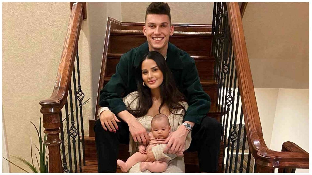 Tyler Herro with his girlfriend Katya Henry