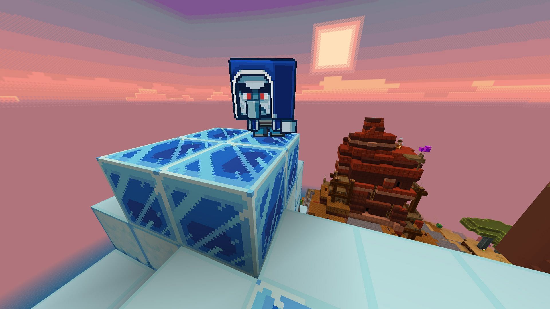 Locate The Iceloger in the Bedrock Server (Image via Mojang)