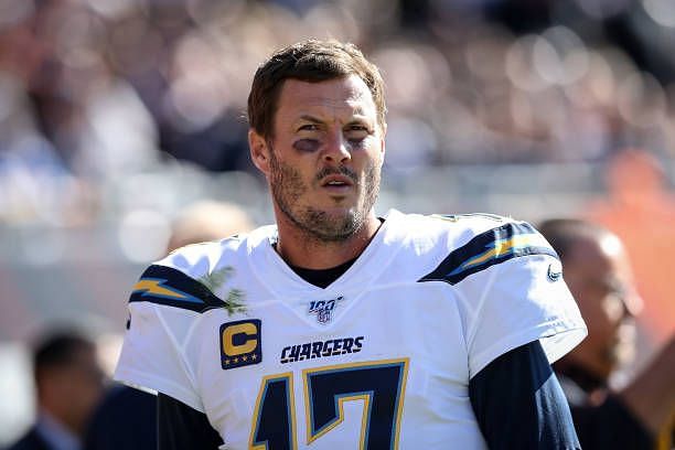 Philip Rivers with the Los Angeles Chargers