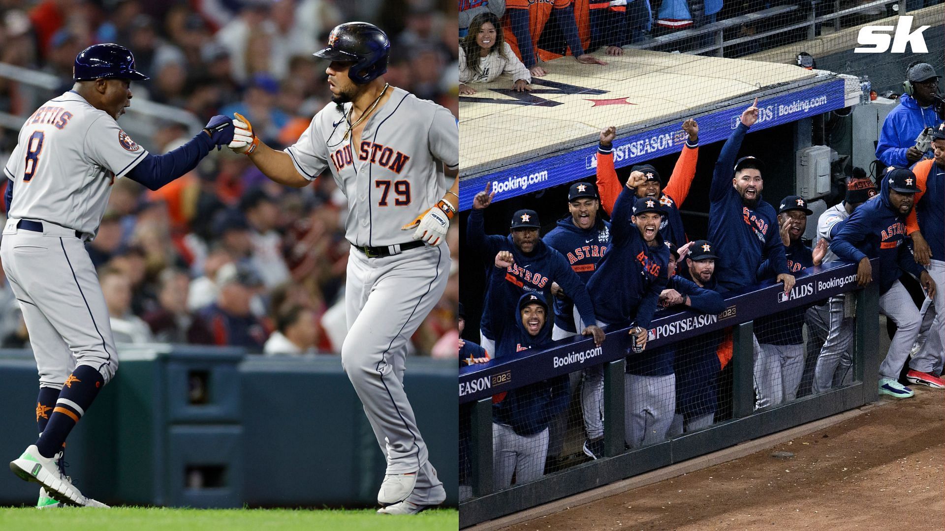 The Houston Astros will play the Rangers in Game 1 of the ALCS 
