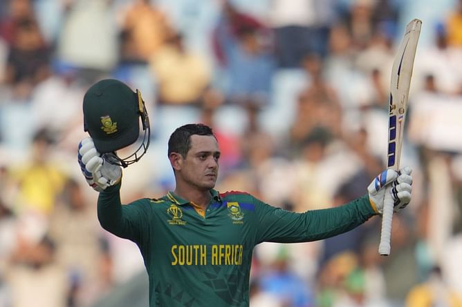 "He doesn't read the wicket or look at the opposition that much" - Gautam Gambhir lauds Quinton de Kock's century in SA vs AUS World Cup 2023 clash