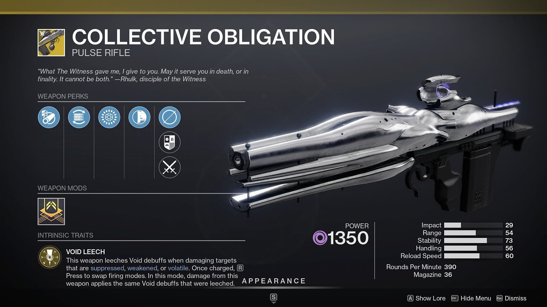 Collective Obligation in Destiny 2 (Image via Bungie)