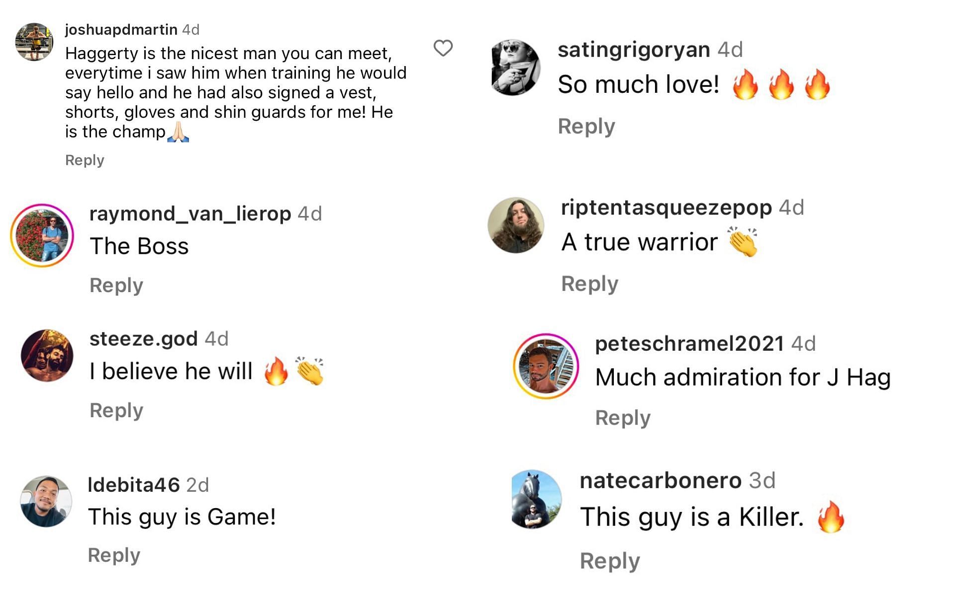 Instagram comments