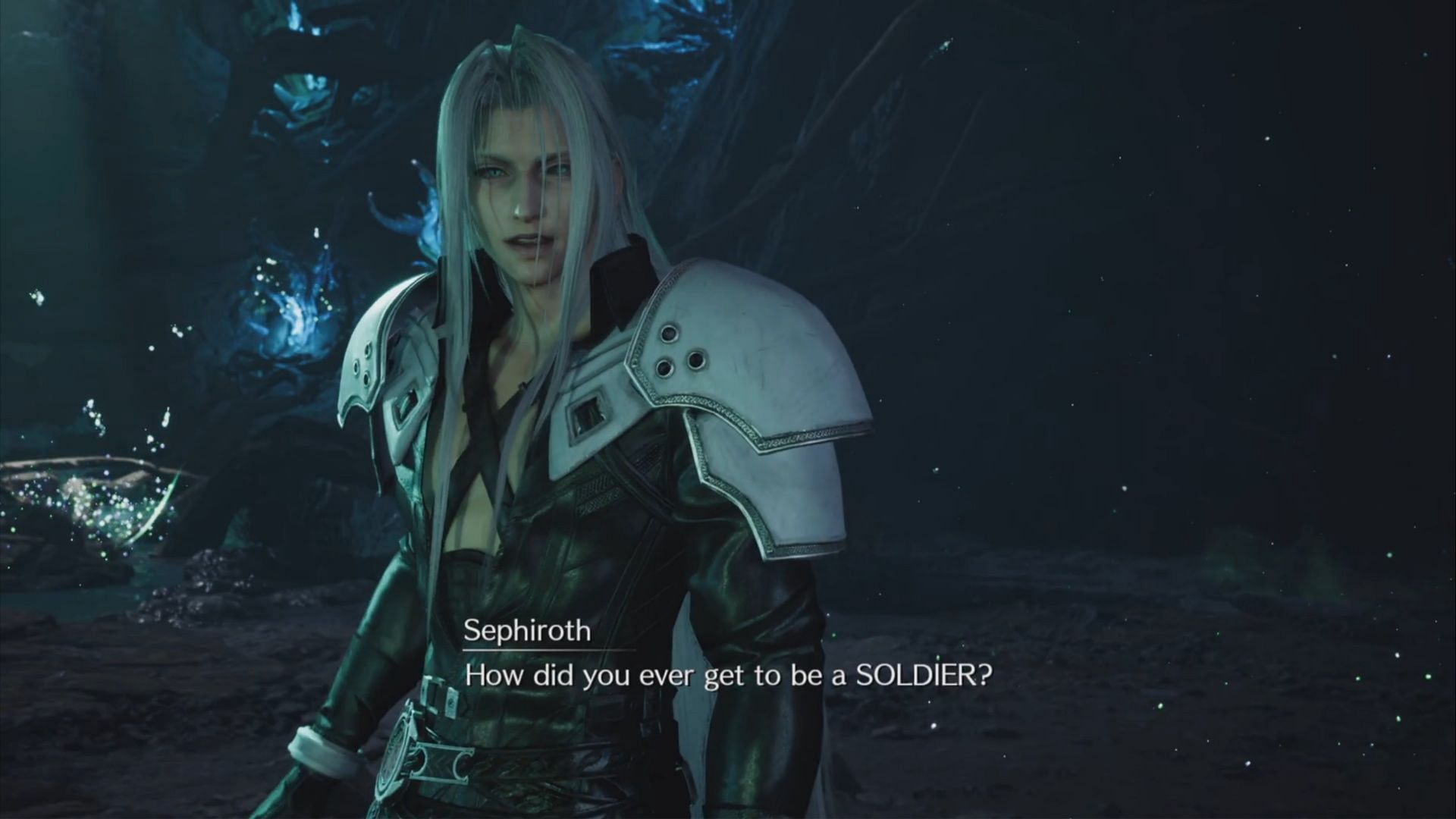 Something&#039;s off about Cloud here (Image via Square Enix)
