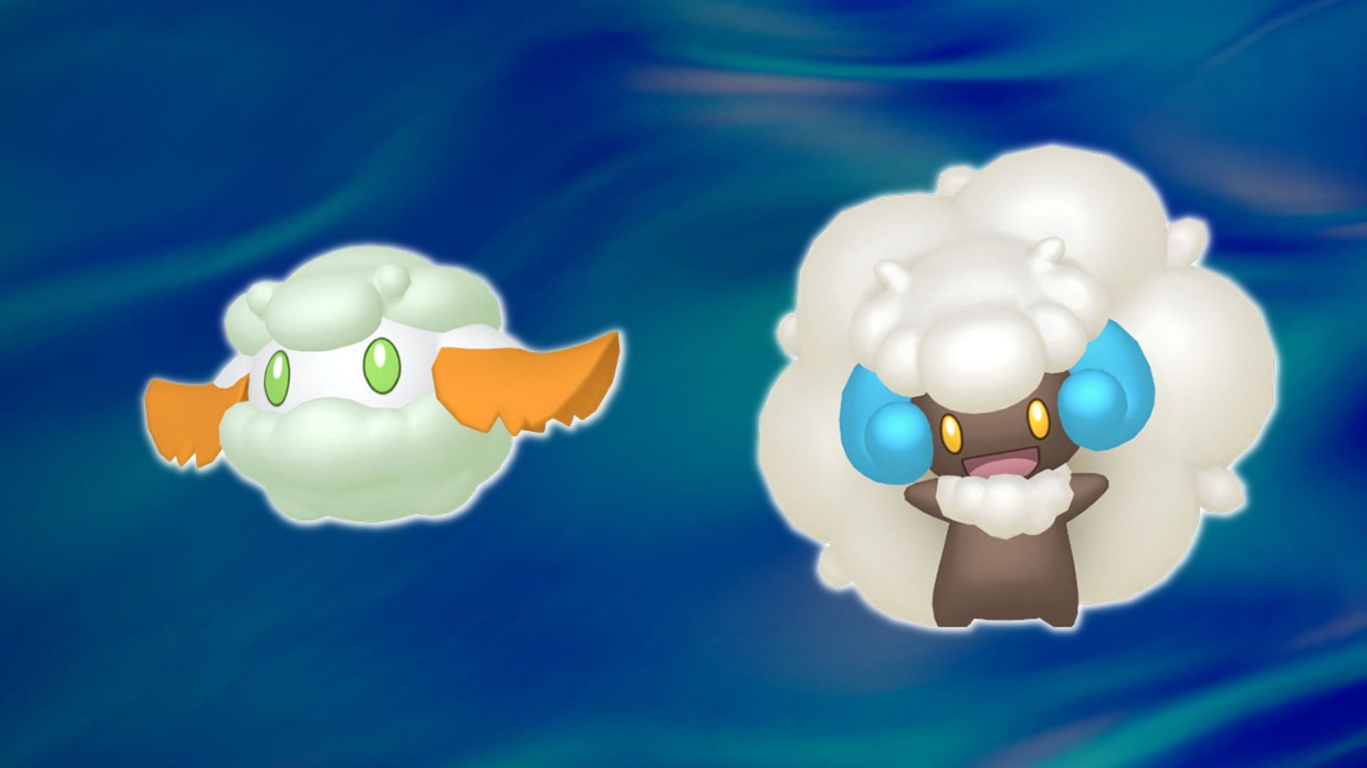 Shiny Cottonee and Shiny Vespiqueen (Image via Sportskeeda and The Pokemon Company)