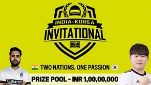 BGMI India vs Korea Invitational 2023: Teams, prize pool, and date officially revealed