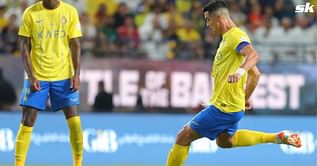 Cristiano Ronaldo's sensational long-range free-kick for Al-Nassr against Damac wins SPL goal of the week award