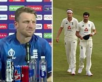 [Watch] "Jimmy is still available for selection" - Jos Buttler's reply to England coping without James Anderson and Stuart Broad in 2023 World Cup