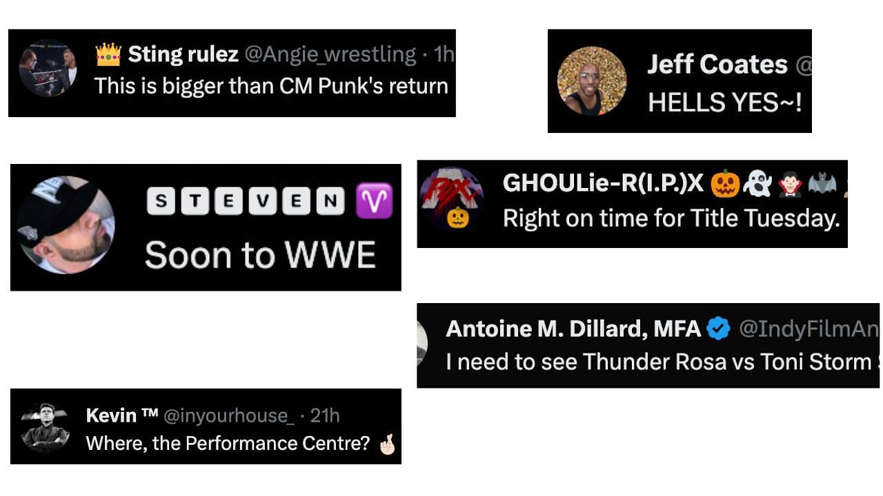 Fans reacted to Thunder Rosa&#039;s potential return.