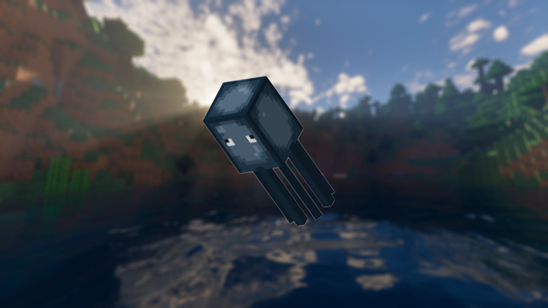 Squid: Great way to get black ink sac (Image via Mojang)